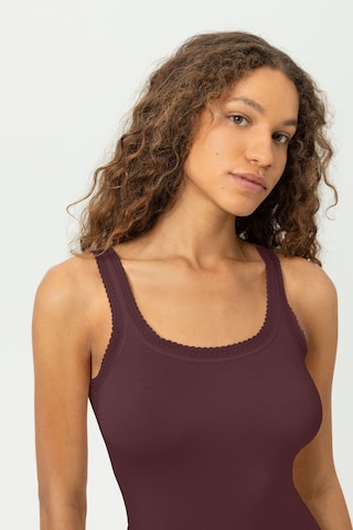 Maillot de corps 'Modal Lace' Mey en marron