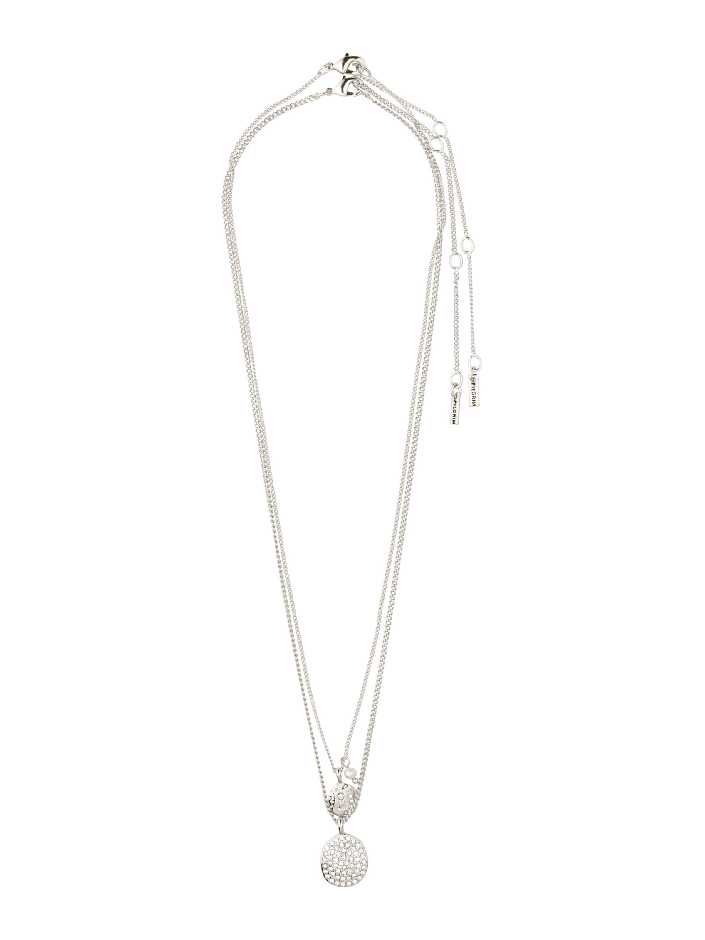 Pilgrim Retiazka 'Shift' - Strieborná: predná strana