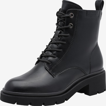 Stivaletto stringato di Tamaris in nero: frontale