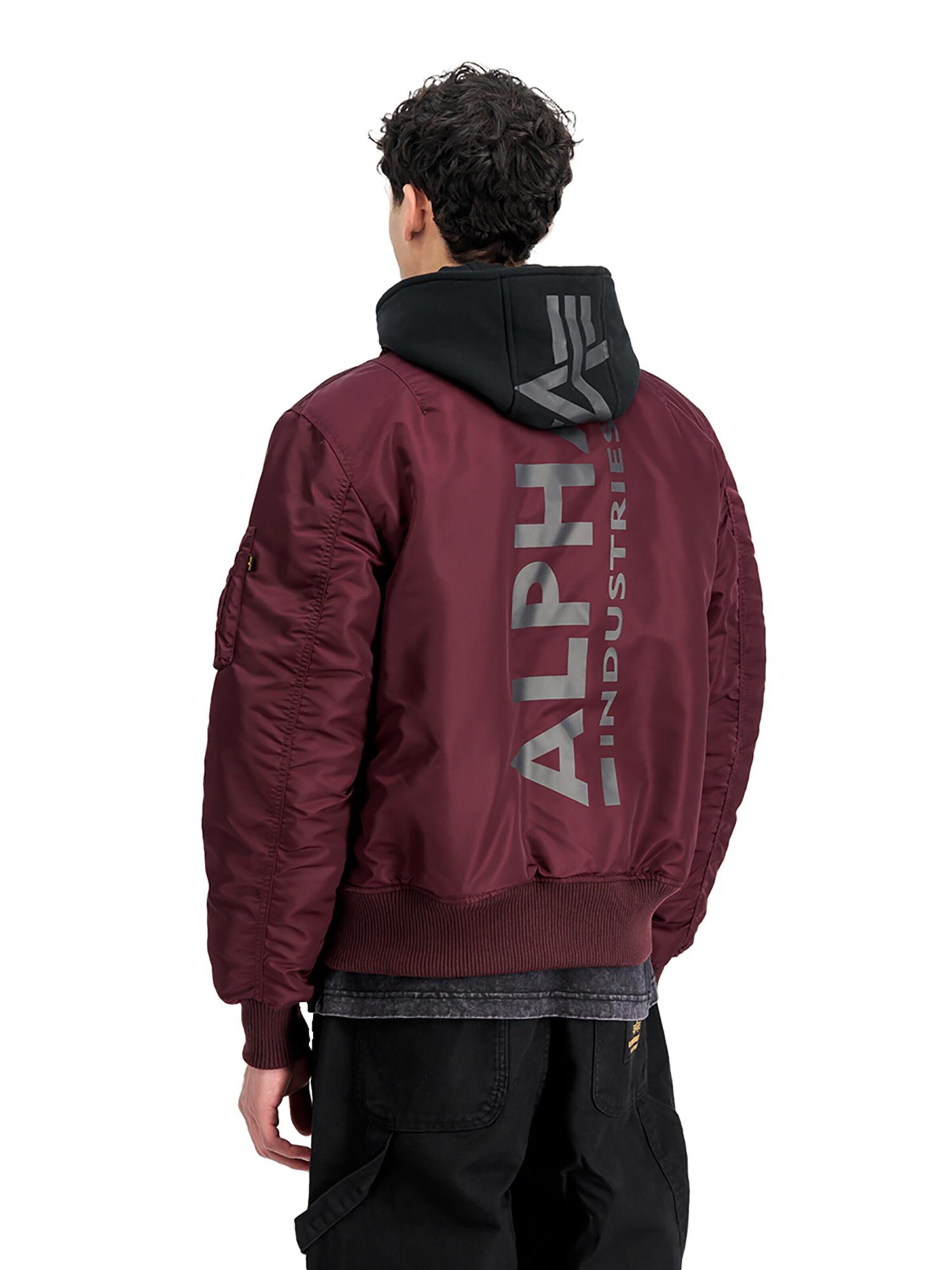 raudona ALPHA INDUSTRIES Žieminė striukė 'MA-1 ZH'