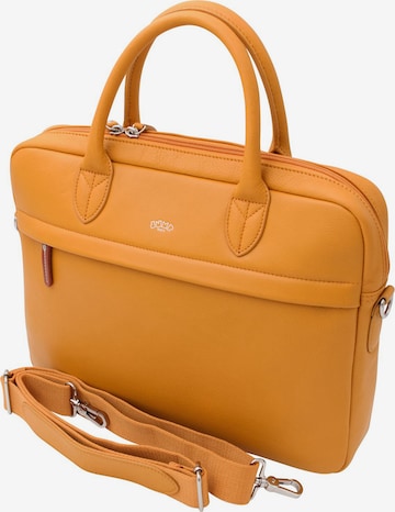 Jump Document Bag 'Uppsala' in Yellow: front