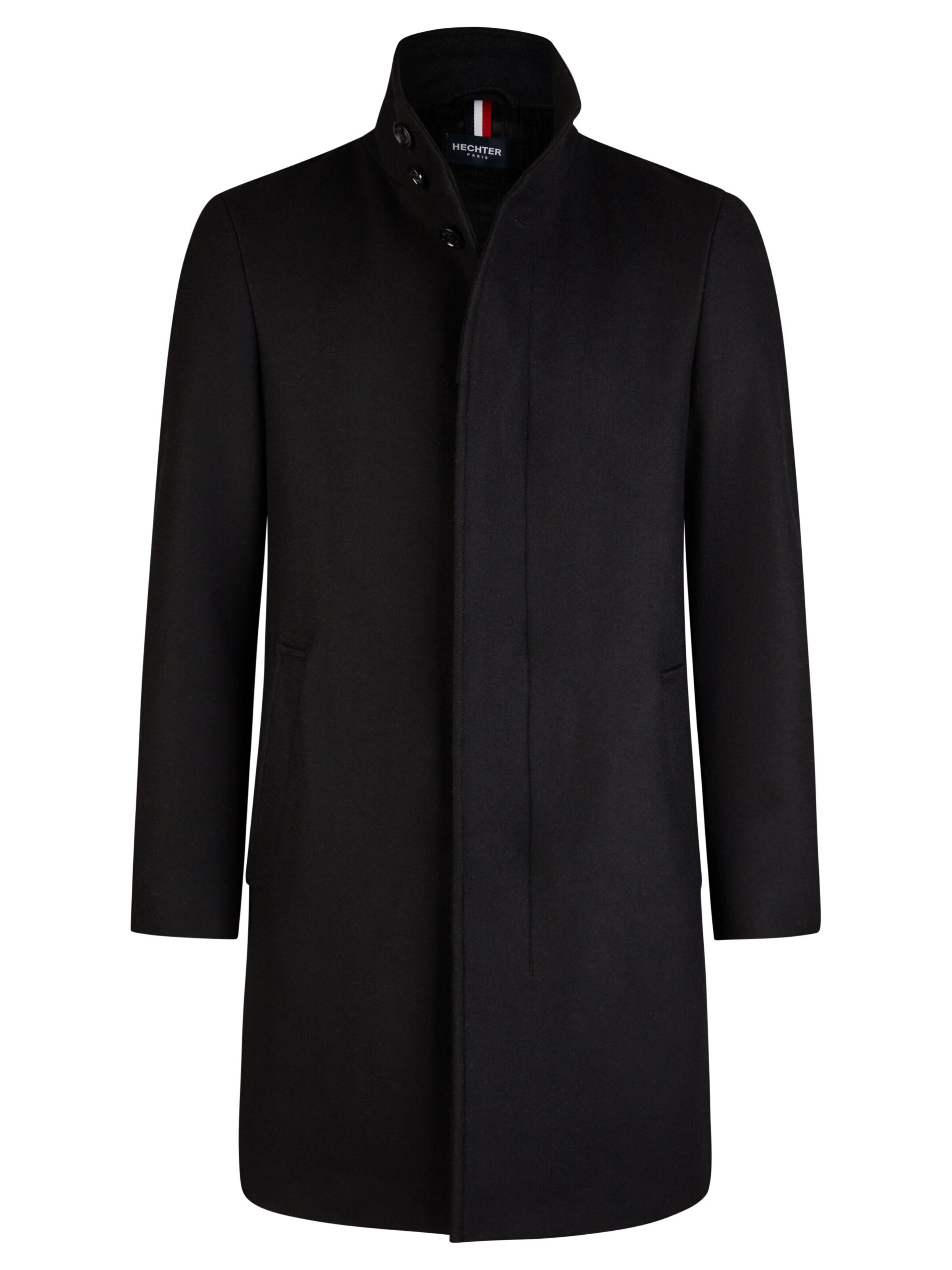 Manteau mi-saison HECHTER PARIS en noir : devant