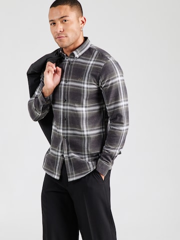 Lindbergh Regular fit Overhemd in Groen: voorkant