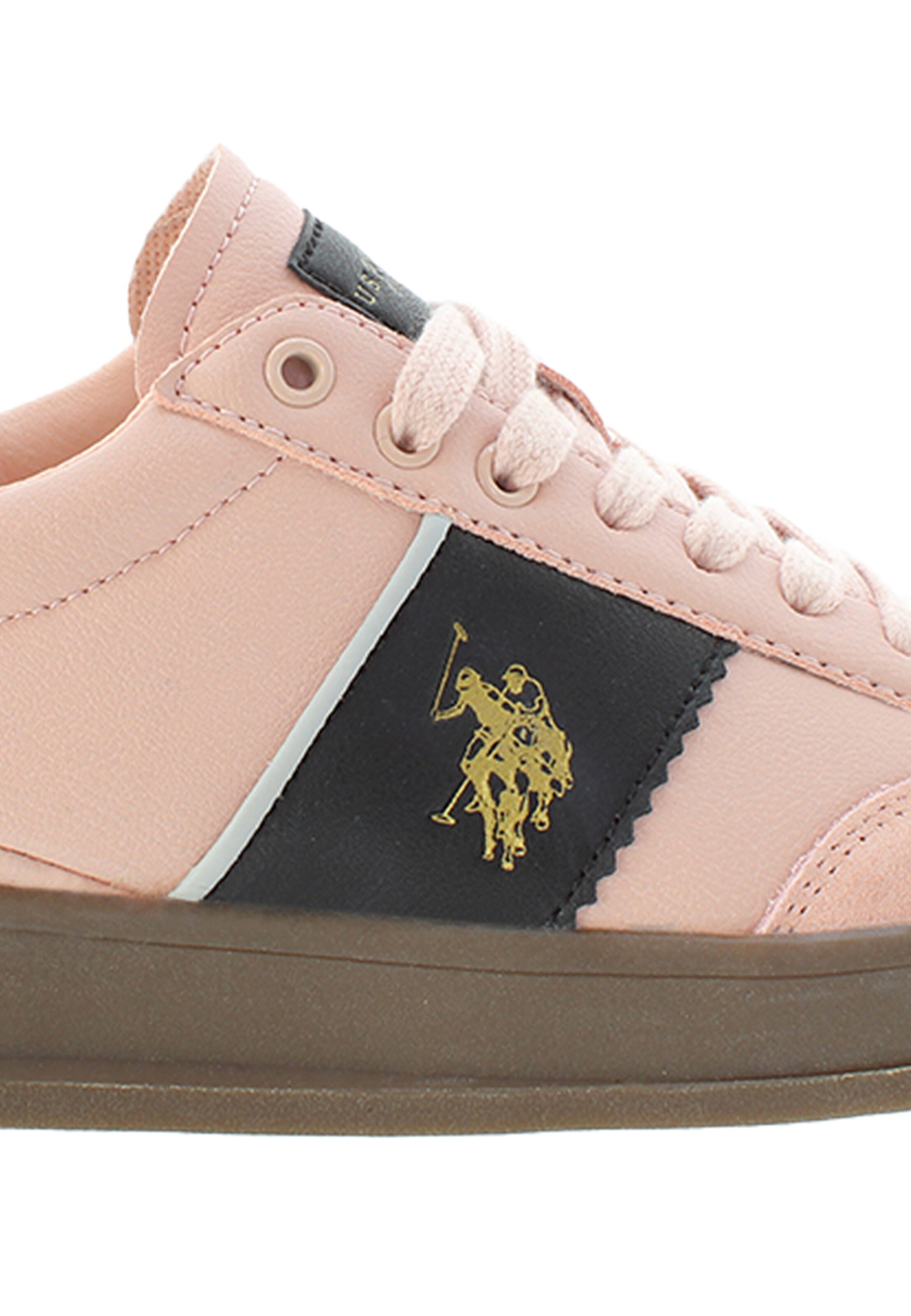 Baskets basses U.S. POLO ASSN. en rose