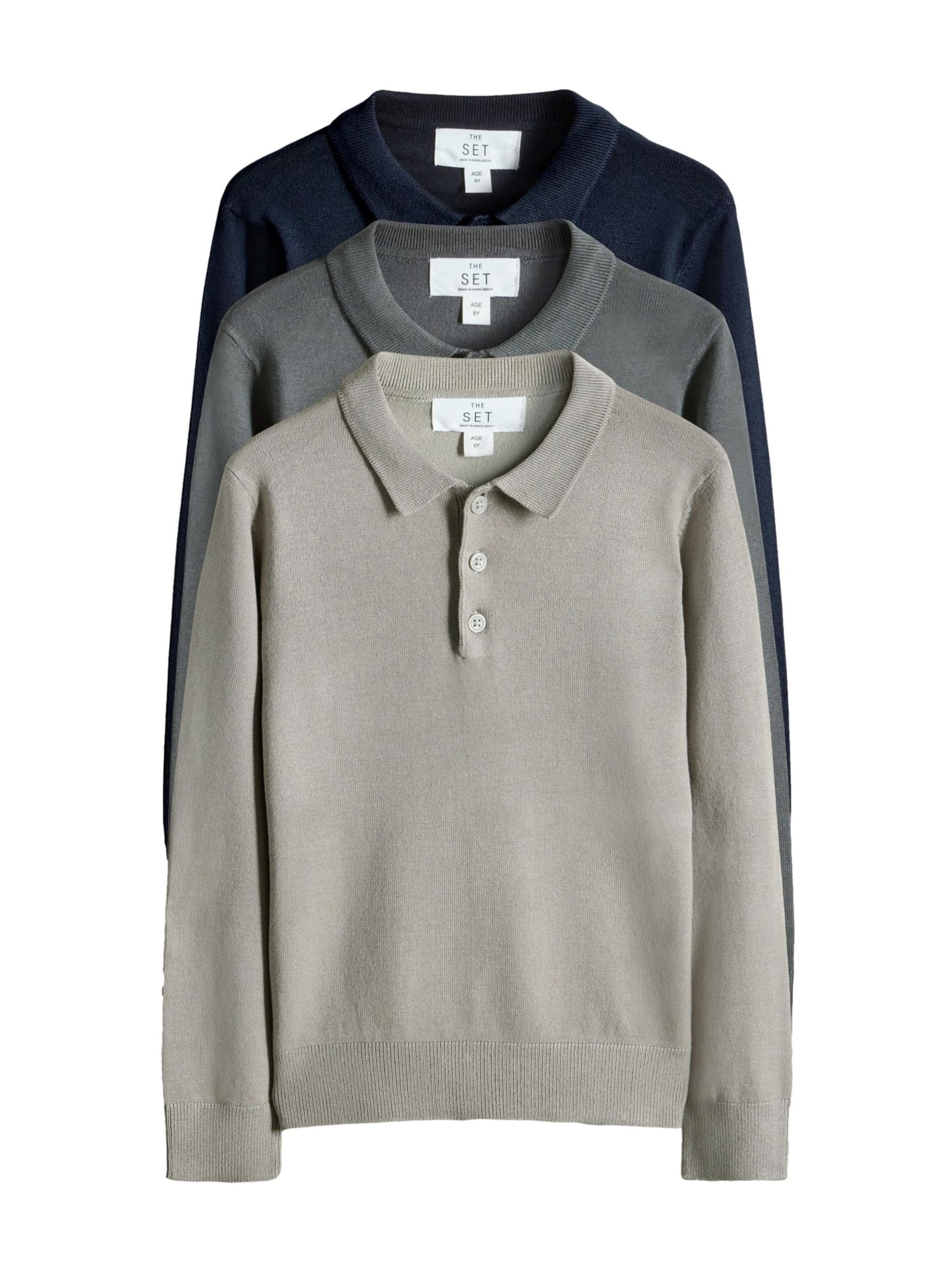 The Set Pulóver - kék: elől