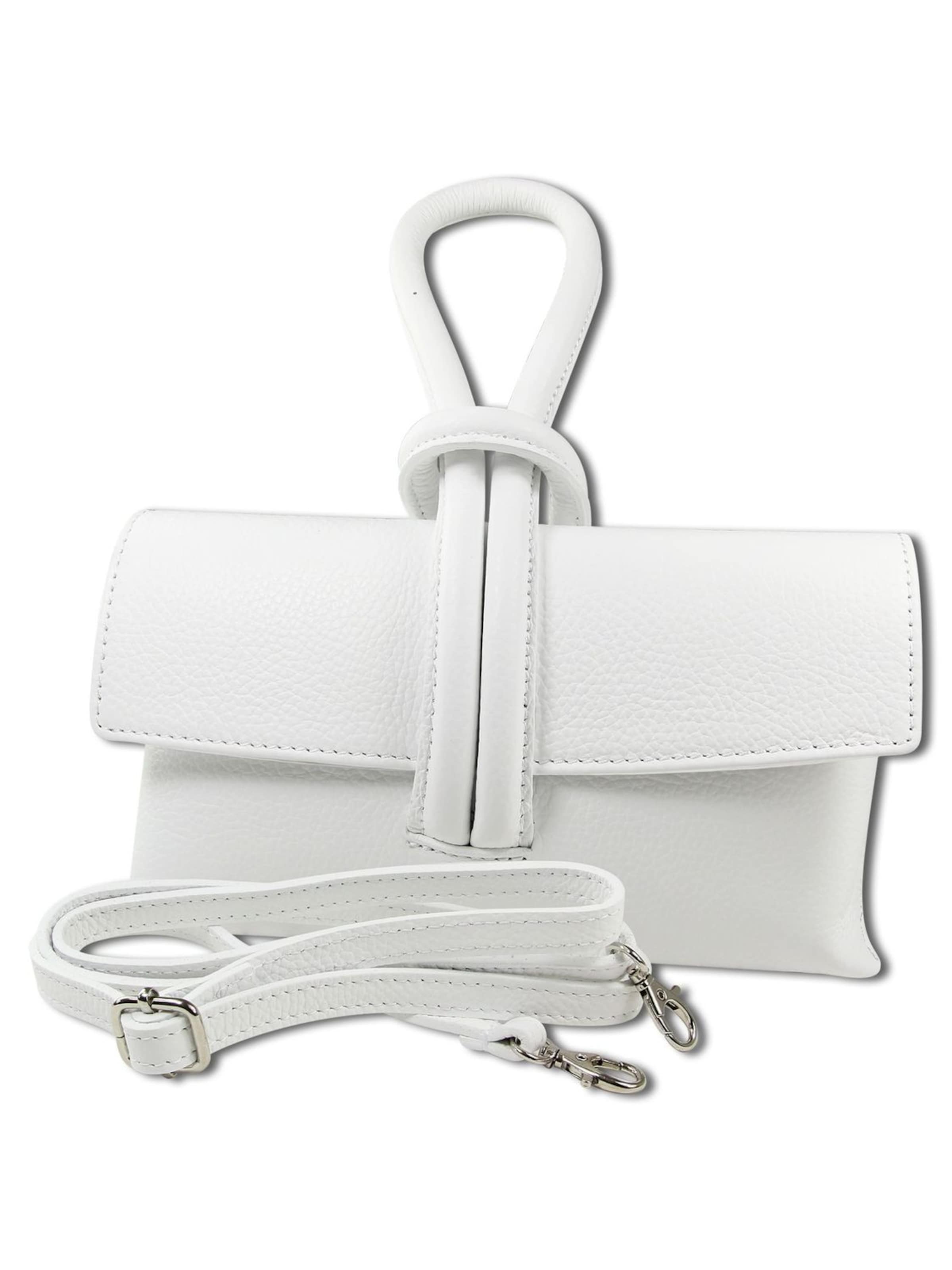 Toscanto Crossbody Bag in White: front