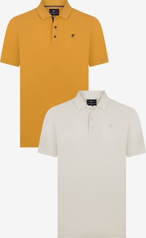 DENIM CULTURE - Camiseta ' TAO ' en amarillo: frente