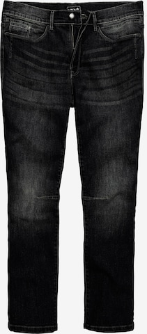 Men Plus Jeans in Black: front