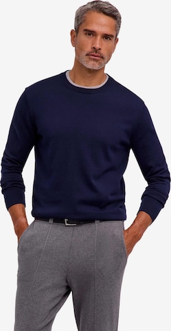 FALKE Pullover 'Cotton Knit' in Blau: Vorderseite