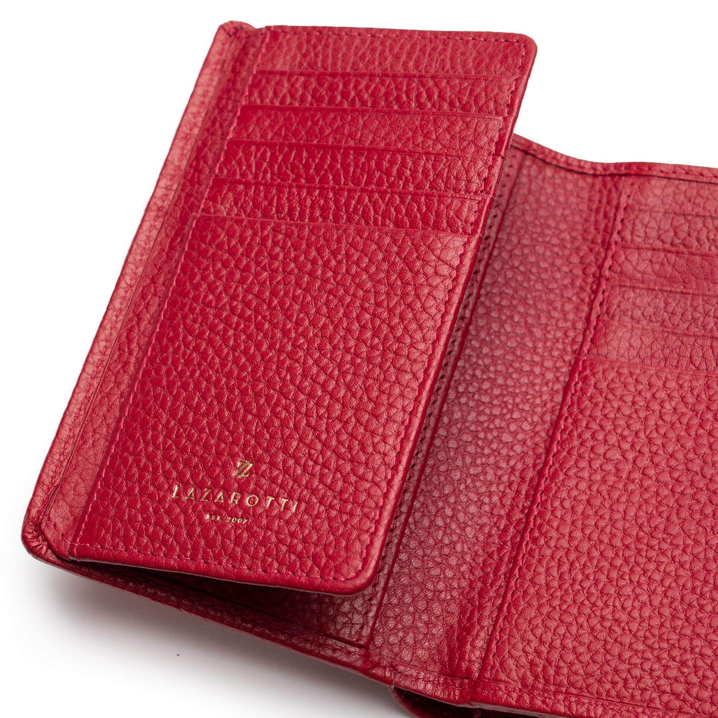 Portamonete 'Bologna' di Lazarotti in rosso