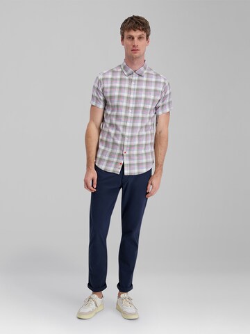 TIMEZONE Regular fit Button Up Shirt 'Check' in Green