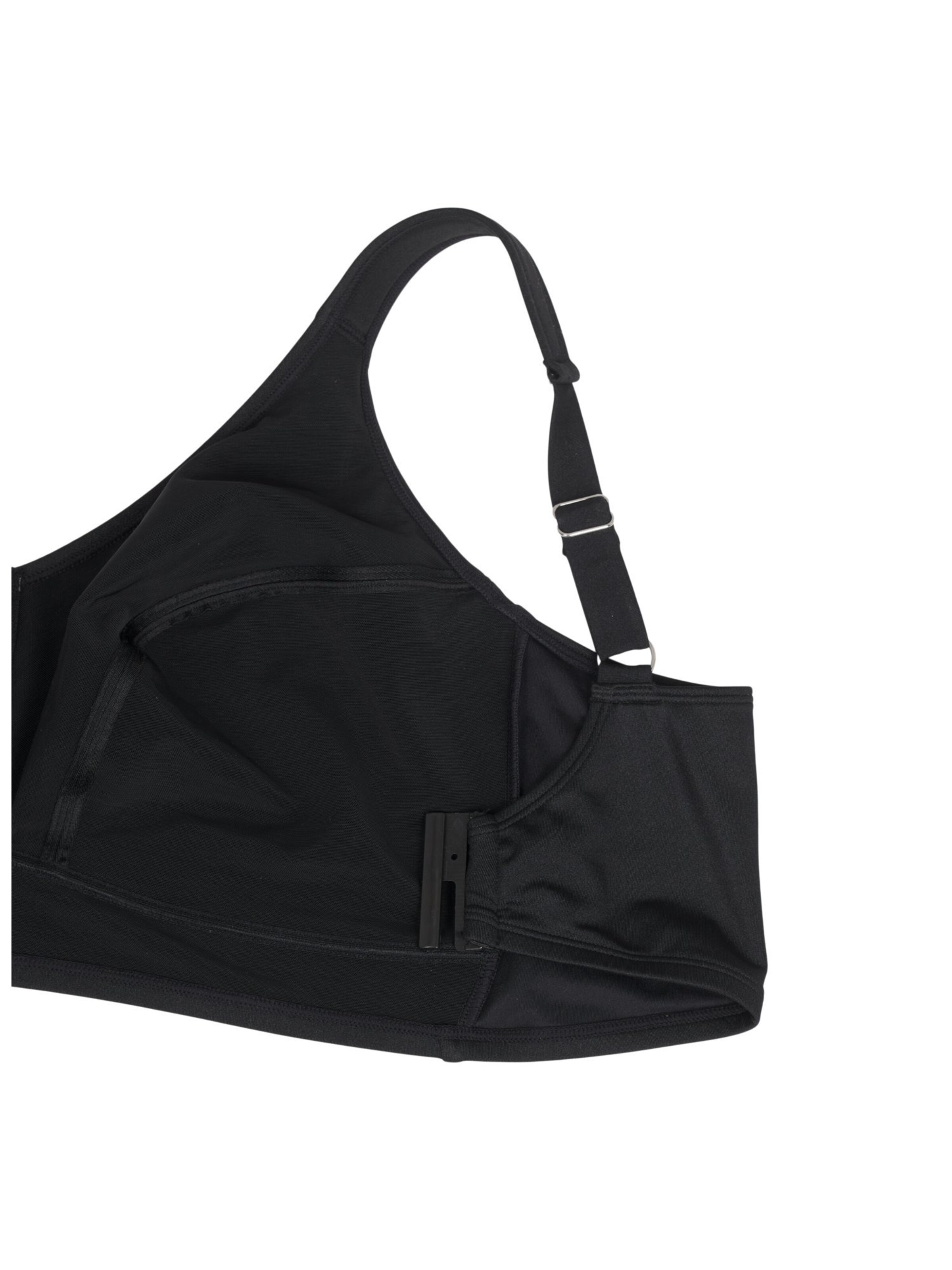 Swim by Zizzi Balconette Bikini felső 'SRIKA' - fekete