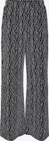 VERO MODA Wide leg Broek 'Kanz' in Zwart: voorkant