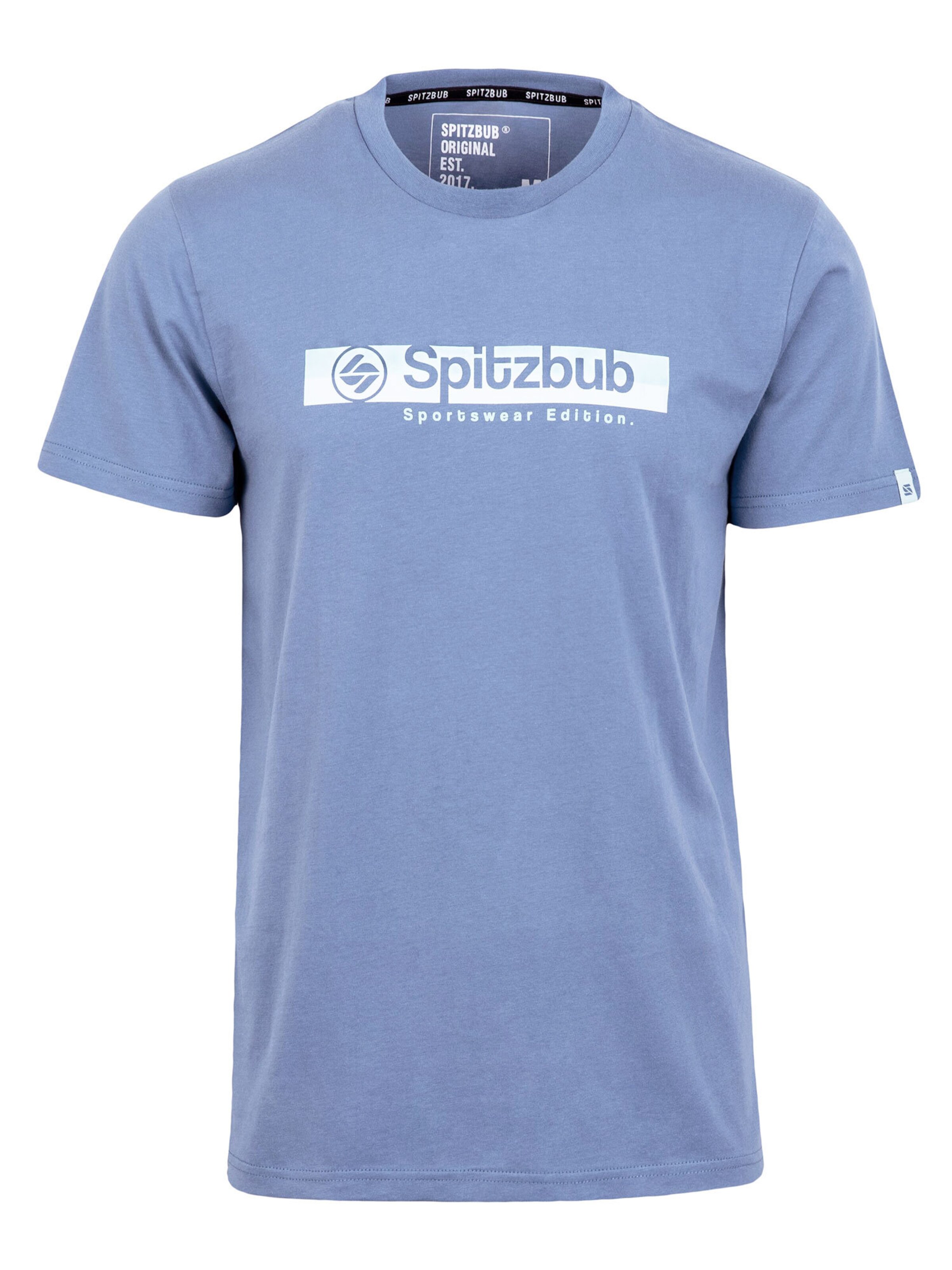 SPITZBUB Shirt in Blauw: voorkant
