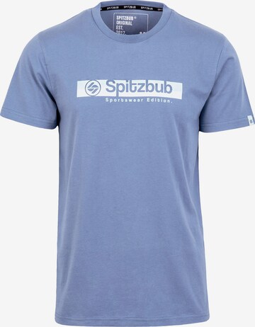 T-Shirt SPITZBUB en bleu : devant