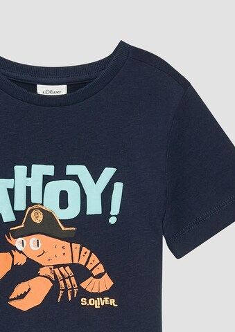 T-Shirt s.Oliver en bleu