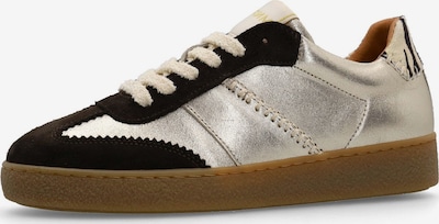 MANFIELD Sneaker in braun / silber, Produktansicht