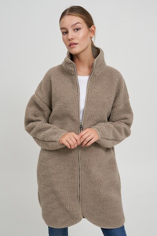 Oxmo Between-Seasons Coat 'TOVA' in Beige: front