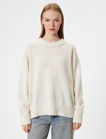 Koton Sweatshirt in Wit: voorkant
