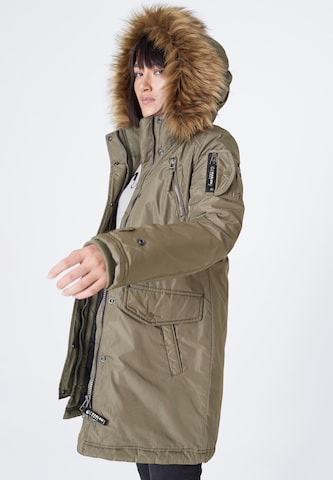 Harlem Soul Winter Parka 'Ka-Te' in Green