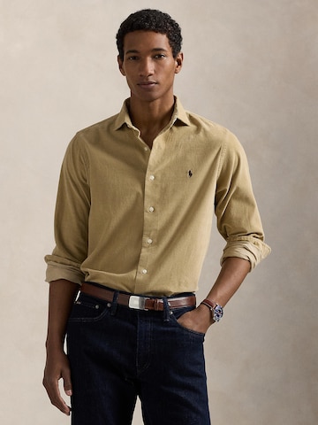 Polo Ralph Lauren Regular fit Button Up Shirt in Beige: front
