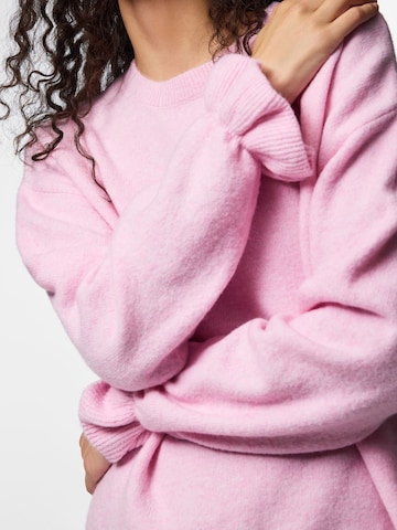 PIECES Oversized trui 'Sally' in Roze