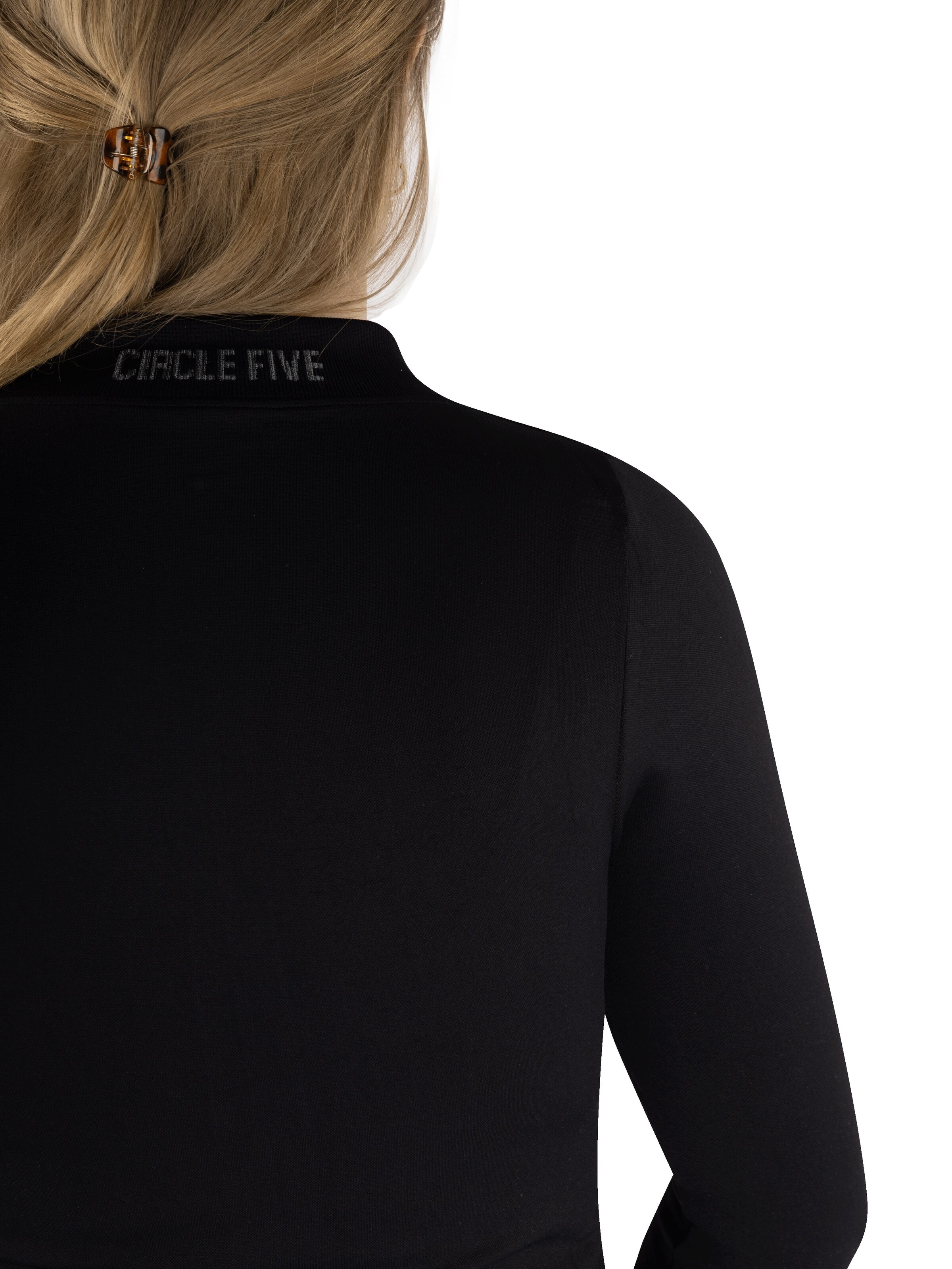 Circle Five Sports sweat jacket 'Shaping Zipper Sport sweat jacket' in Black