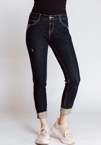 Zhrill Skinny Jeans in Blue: front