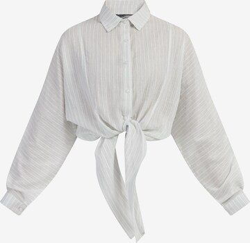 DreiMaster Vintage Blouse in Wit: voorkant