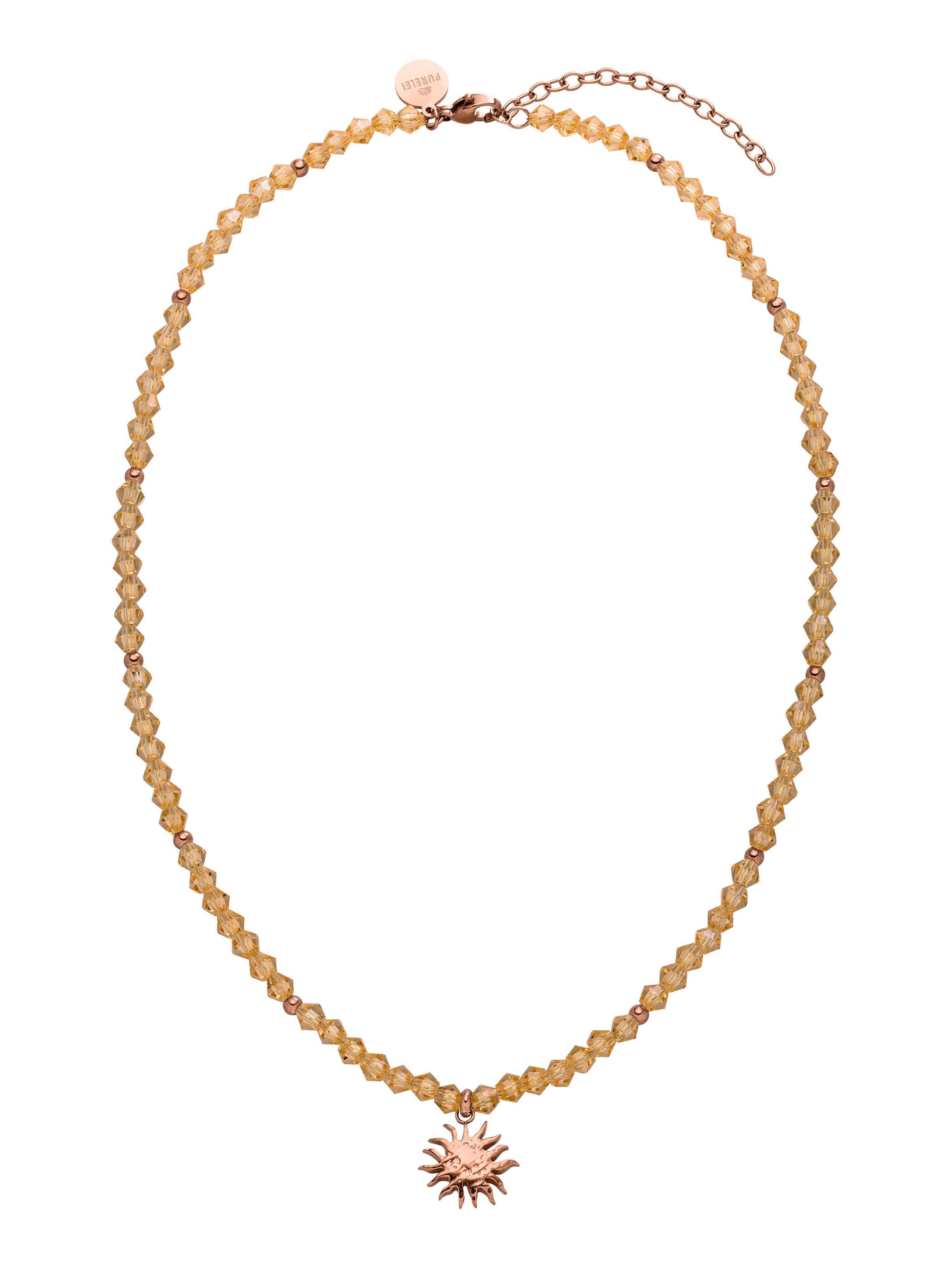 PURELEI - Cadena 'Sunray' en bronce: frente