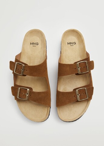 MANGO MAN Pantoletter i brun