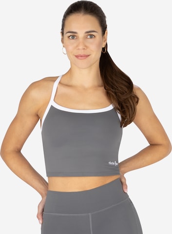 Circle Five Sporttop 'Sporttop mit integrierten Cups' in Grau: Vorderseite