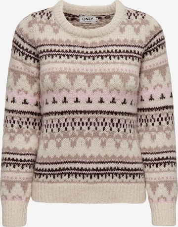 ONLY Pullover 'ONLMONTANA' in Grau: Vorderseite