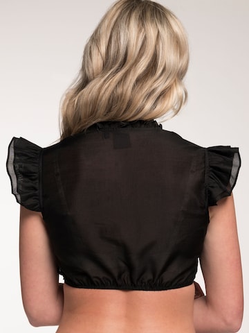 Blouse folklorique 'Fran' SPIETH & WENSKY en noir
