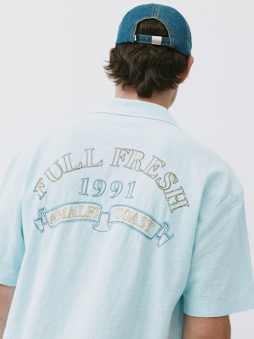 Regular fit Camicia di Pull&Bear in blu
