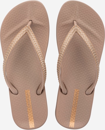 Ipanema Zehentrenner in Gold: Vorderseite