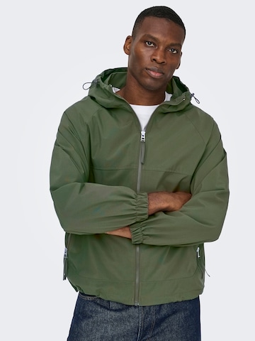 Only & Sons Jacke 'ONSSEAN' in Grün: Vorderseite
