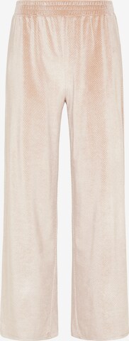 myMo at night Wide leg Byxa i beige: framsida