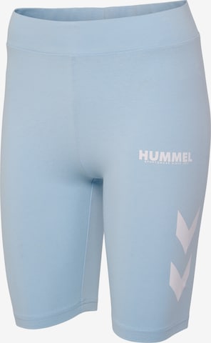 Hummel Skinny Sportshorts in Blau