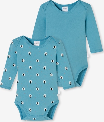 Barboteuse / body SCHIESSER en bleu : devant