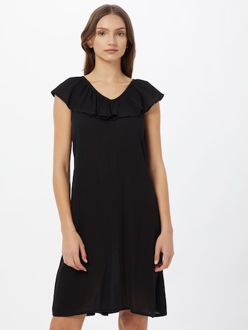 ICHI Dress in Black: front