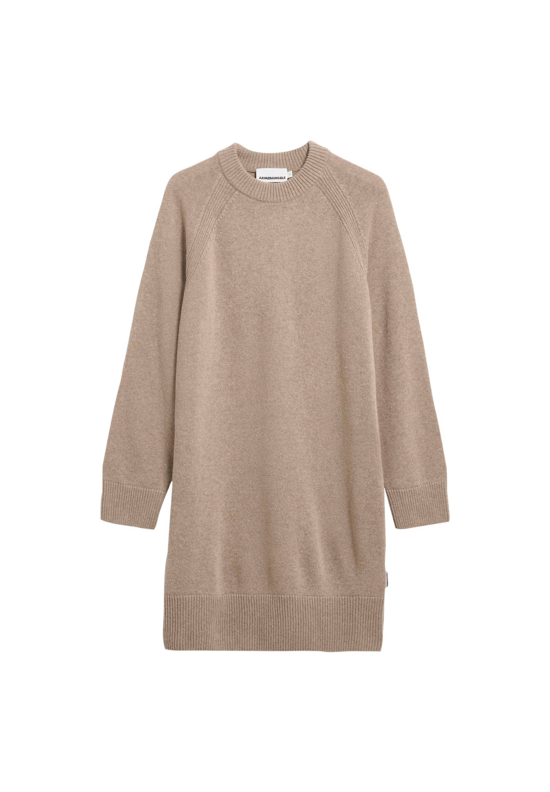 ARMEDANGELS Knit dress 'WOOL KNIT' in Beige: front