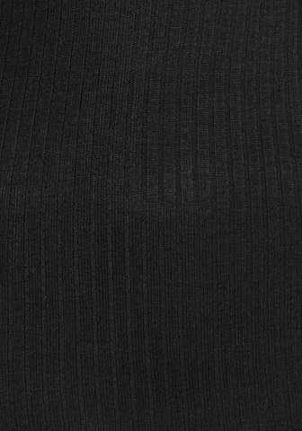 LASCANA Shirt in Schwarz