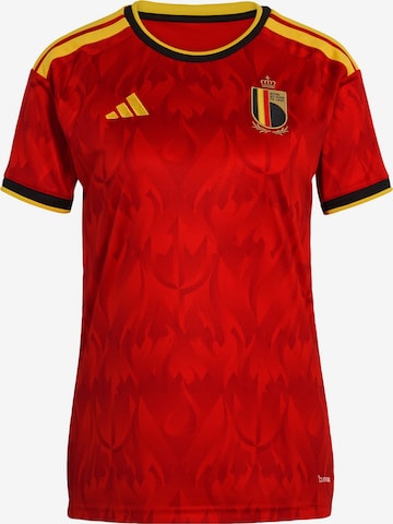 ADIDAS PERFORMANCE - Camiseta funcional 'Belgien 26' en rojo: frente
