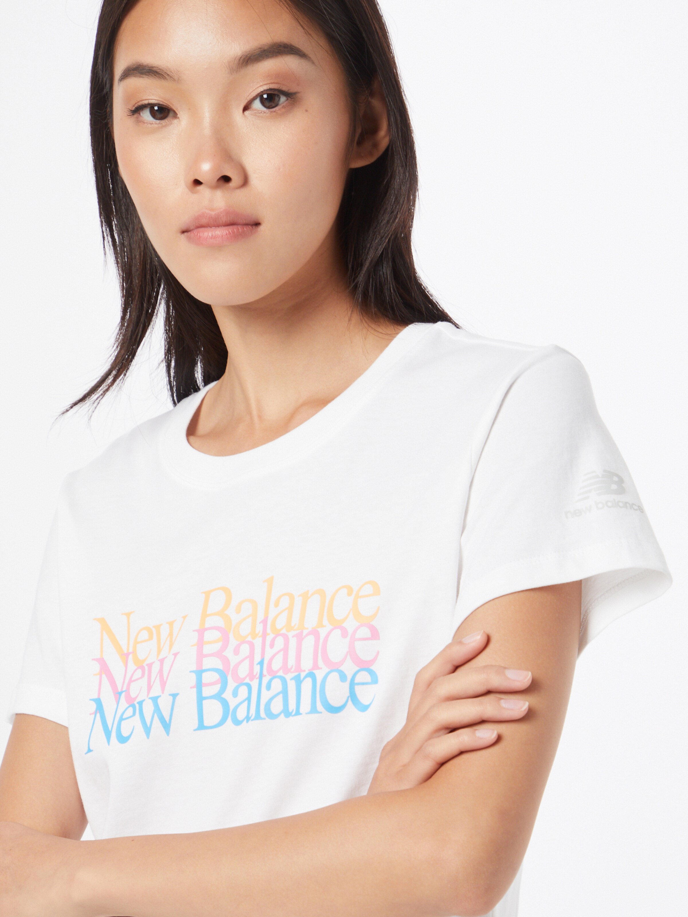 Frauen Shirts & Tops new balance T-Shirt in Weiß - PW02596