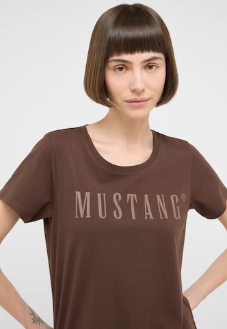 MUSTANG Shirt 'Style Alma' in Braun