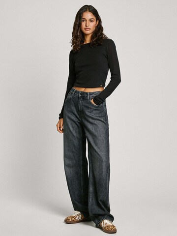 Pepe Jeans Wide leg Jeans 'NICKY ' in Zwart