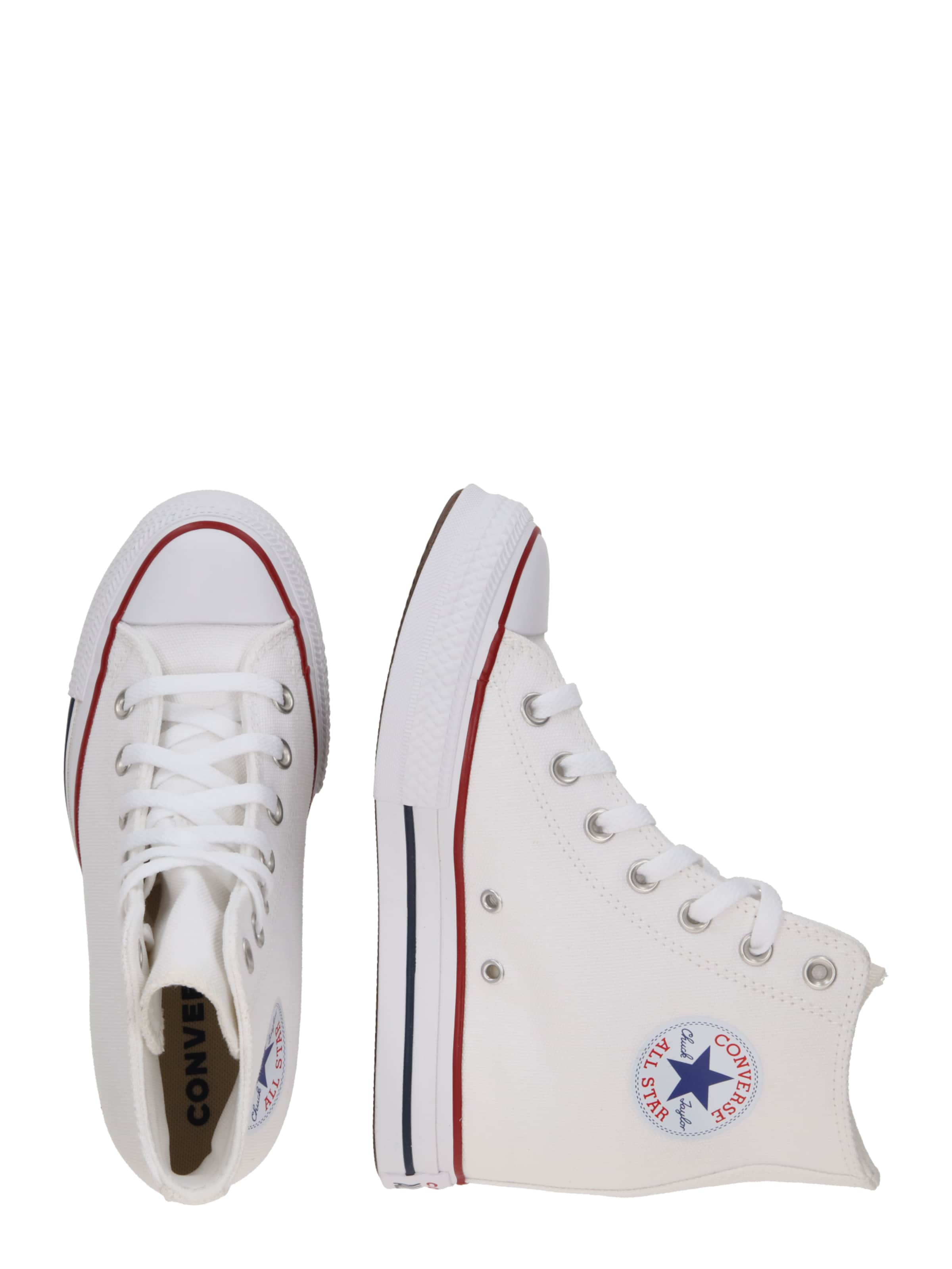 balta CONVERSE Sportbačiai su auliuku 'CHUCK TAYLOR ALL STAR CLASSIC WEDGE PLATFORM'