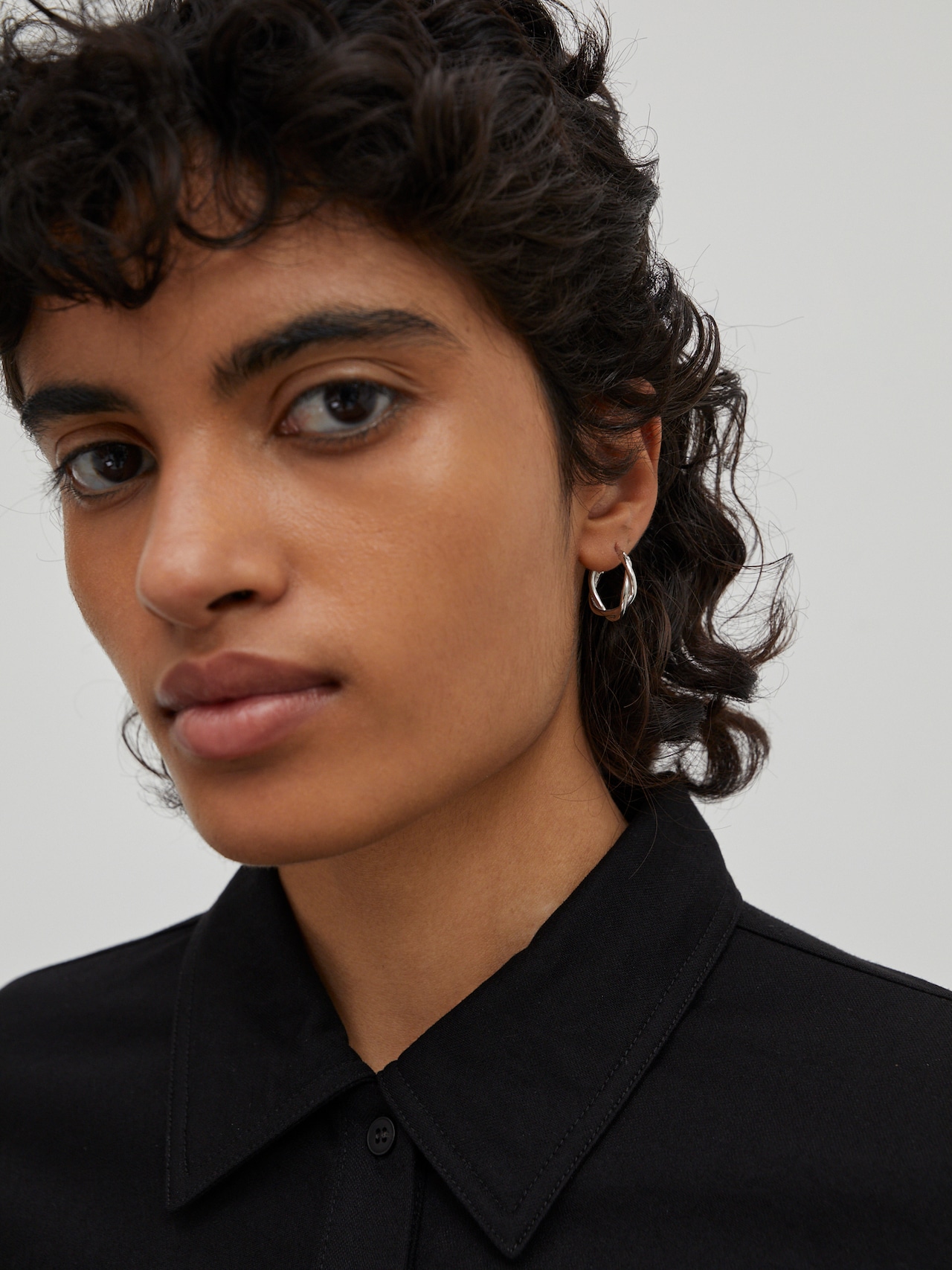 EDITED Producten Blousejurk 'Amina' Zwart