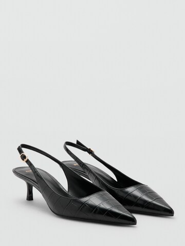 MANGO Slingback Pumps 'Monac' in Black